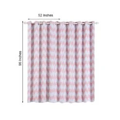 2 Pcs 52" X 96" Chevron Blackout Thermal Grommet Window Curtains Drapes Treatments 25 2 Pcs 52" X 96" Chevron Blackout Thermal Grommet Window Curtains Drapes Treatments -Optimal Home Decoration 2 pcs 52 x 96 chevron blackout thermal grommet window curtains drapes treatments 29036659572799