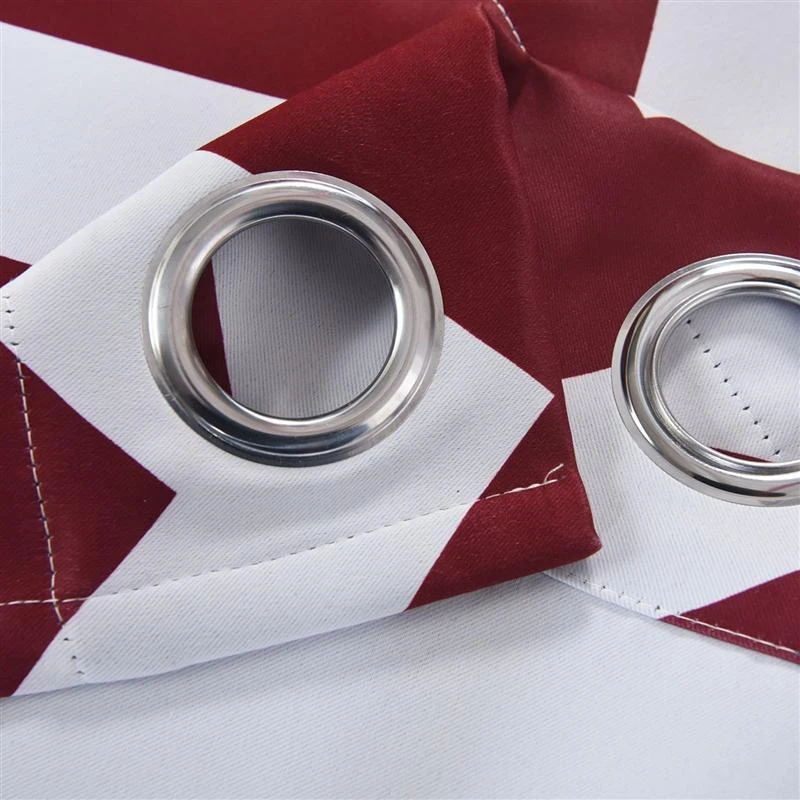 2 Pcs 52" X 96" Chevron Blackout Thermal Grommet Window Curtains Drapes Treatments 15 2 Pcs 52" X 96" Chevron Blackout Thermal Grommet Window Curtains Drapes Treatments - Image 13