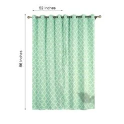 2 Pcs 52" X 96" Lattice Geometric Blackout Thermal Grommet Window Curtains Drapes Treatments 25 2 Pcs 52" X 96" Lattice Geometric Blackout Thermal Grommet Window Curtains Drapes Treatments -Optimal Home Decoration 2 pcs 52 x 96 lattice geometric blackout thermal grommet window curtains drapes treatments 29036696174655
