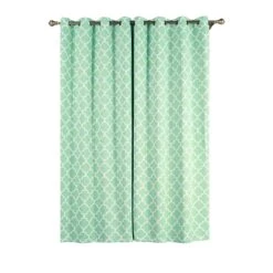 2 Pcs 52" X 96" Lattice Geometric Blackout Thermal Grommet Window Curtains Drapes Treatments 28 2 Pcs 52" X 96" Lattice Geometric Blackout Thermal Grommet Window Curtains Drapes Treatments -Optimal Home Decoration 2 pcs 52 x 96 lattice geometric blackout thermal grommet window curtains drapes treatments 29036696338495