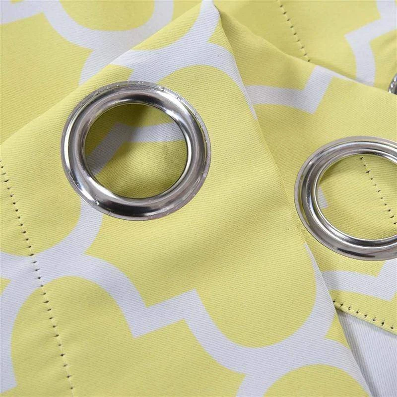 2 Pcs 52" X 96" Lattice Geometric Blackout Thermal Grommet Window Curtains Drapes Treatments 22 2 Pcs 52" X 96" Lattice Geometric Blackout Thermal Grommet Window Curtains Drapes Treatments - Image 20