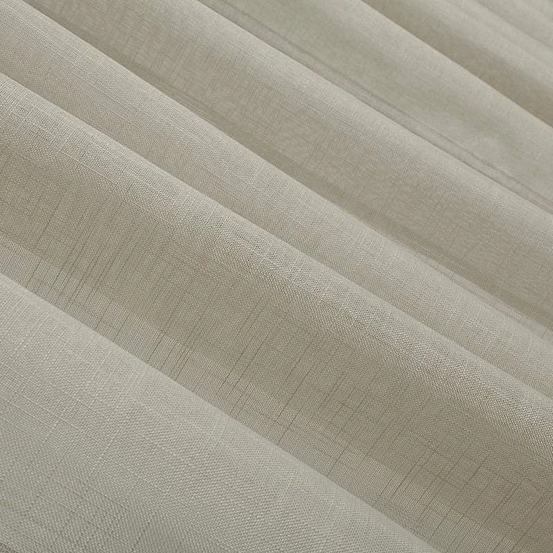 2 Pcs 52"x84" Faux Linen Curtains With Chrome Grommets 9 2 Pcs 52"x84" Faux Linen Curtains With Chrome Grommets - Image 7