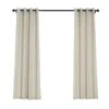 2 Pcs 52"x84" Faux Linen Curtains With Chrome Grommets 1 2 Pcs 52"x84" Faux Linen Curtains With Chrome Grommets -Optimal Home Decoration 2 pcs 52 x84 faux linen curtains with chrome grommets cur panjute02 5284 081 28993813020735