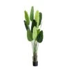 2 Pcs Bird Of Paradise Potted Artificial Plants - Green 2 2 Pcs Bird Of Paradise Potted Artificial Plants - Green -Optimal Home Decoration 2 pcs 6 ft artificial bird of paradise plastic planter pot green arti pot trop001 l grn 29174911500351