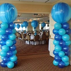2 Pcs 8 Ft Balloon Columns Stand Kit Set - White 20 2 Pcs 8 Ft Balloon Columns Stand Kit Set - White -Optimal Home Decoration 2 pcs 8 ft balloon columns stand kit set white bloon stand06 8 13863571357759