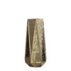 2 Pcs 8" Tall Mercury Glass Geometric Vases - Gold 2 2 Pcs 8" Tall Mercury Glass Geometric Vases - Gold -Optimal Home Decoration 2 pcs 8 tall mercury glass geometric vases gold vase a58 8 gold 13768448376895