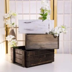 2 Pcs 9" Natural Wood Square Plant Holder Boxes Centerpieces 26 2 Pcs 9" Natural Wood Square Plant Holder Boxes Centerpieces -Optimal Home Decoration 2 pcs 9 natural wood square plant holder boxes centerpieces 28968479817791