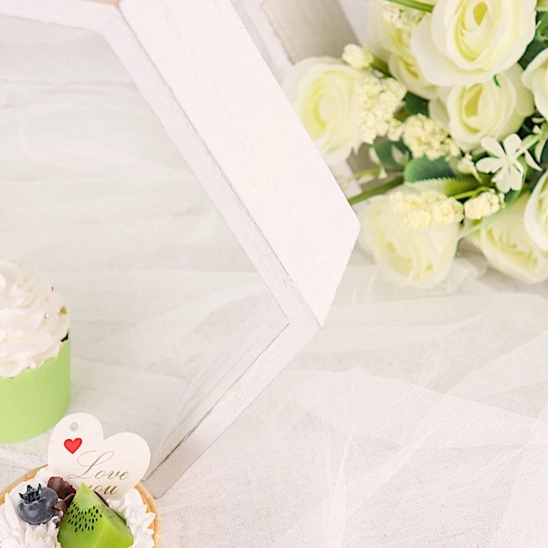 2 Pcs 9" Tall Hexagon Wood Geometric Wall Shelves 17 2 Pcs 9" Tall Hexagon Wood Geometric Wall Shelves - Image 15