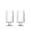 2 Pcs 9" Tall Ribbed Pedestal Glass Vases Centerpieces - Clear 2 2 Pcs 9" Tall Ribbed Pedestal Glass Vases Centerpieces - Clear -Optimal Home Decoration 2 pcs 9 tall ribbed pedestal glass vases centerpieces clear vase a33 9 13536457687103