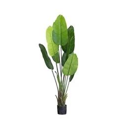 2 Pcs Bird Of Paradise Potted Artificial Plants - Green 31 2 Pcs Bird Of Paradise Potted Artificial Plants - Green -Optimal Home Decoration 2 pcs bird of paradise potted artificial plants green 29198658207807