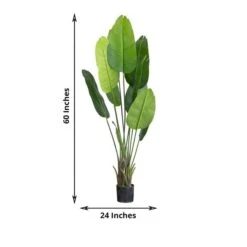 2 Pcs Bird Of Paradise Potted Artificial Plants - Green 32 2 Pcs Bird Of Paradise Potted Artificial Plants - Green -Optimal Home Decoration 2 pcs bird of paradise potted artificial plants green 29198659518527