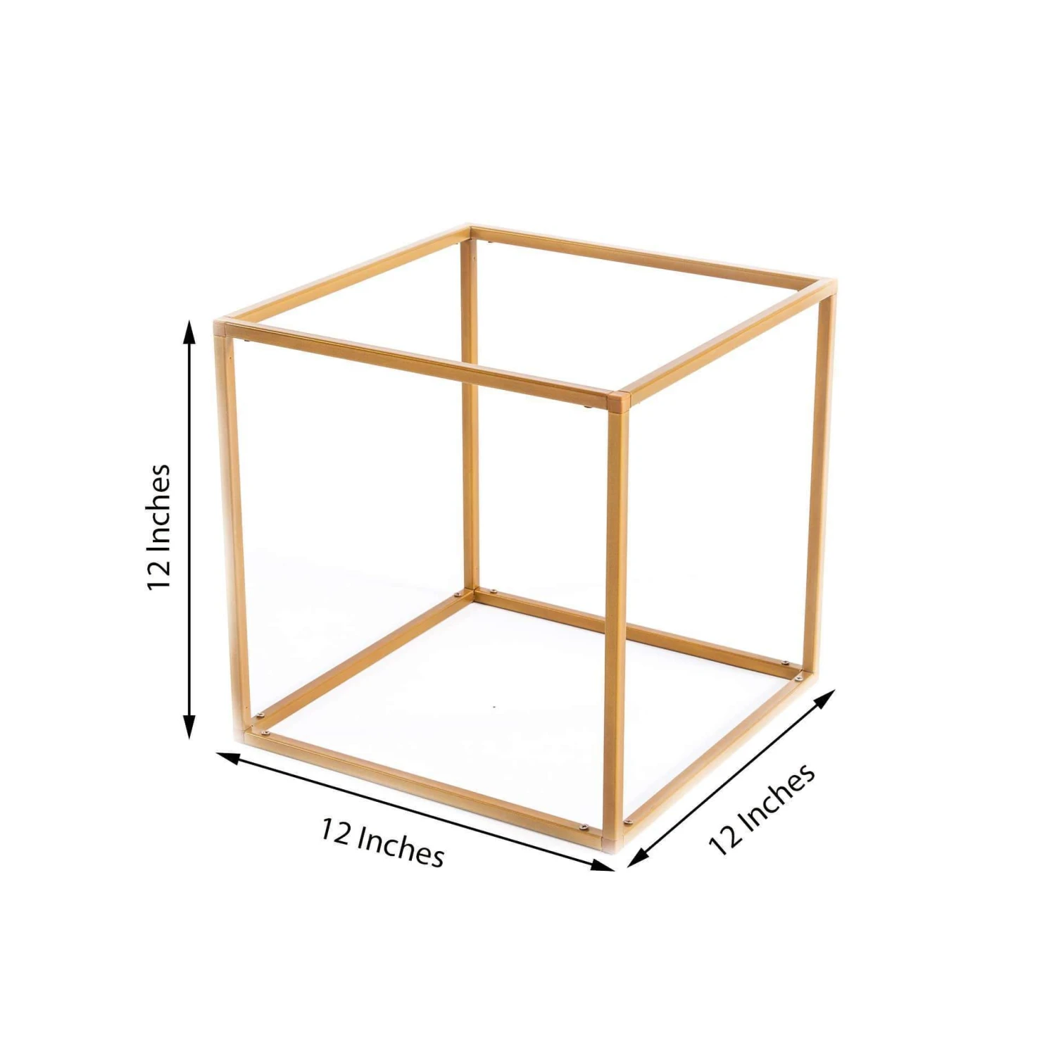 2 Geometric Cube Metal Stands Wedding Flower Vase Holders 13 2 Geometric Cube Metal Stands Wedding Flower Vase Holders - Image 11