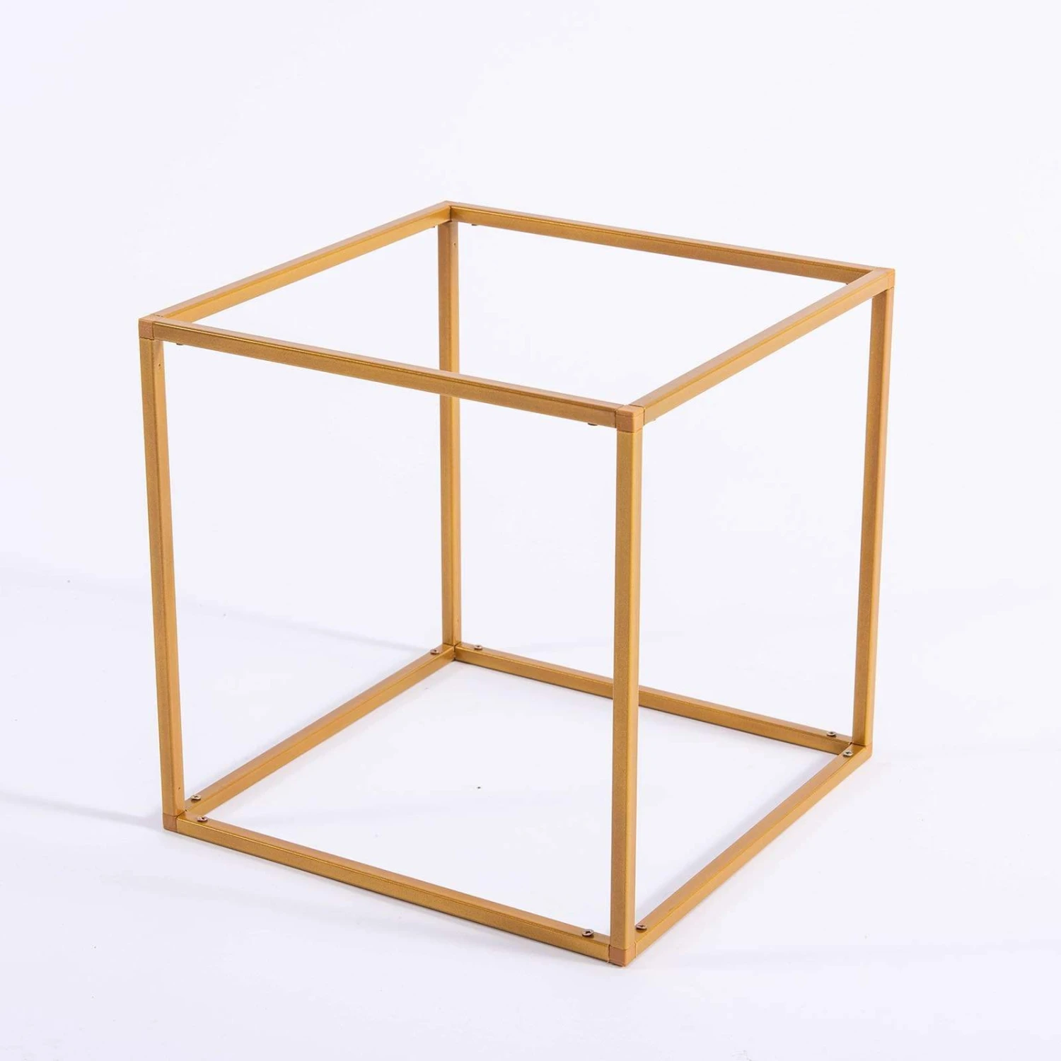 2 Geometric Cube Metal Stands Wedding Flower Vase Holders 11 2 Geometric Cube Metal Stands Wedding Flower Vase Holders - Image 9