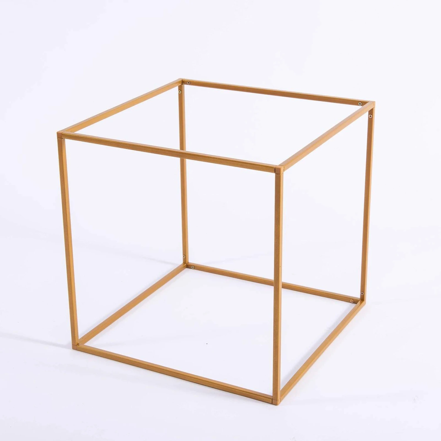 2 Geometric Cube Metal Stands Wedding Flower Vase Holders 18 2 Geometric Cube Metal Stands Wedding Flower Vase Holders - Image 16