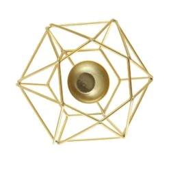 2 Pcs Geometric Metal Hexagon Flower Vases Tealight Candle Holders 27 2 Pcs Geometric Metal Hexagon Flower Vases Tealight Candle Holders -Optimal Home Decoration 2 pcs geometric metal hexagon flower vases tealight candle holders 28940534317119