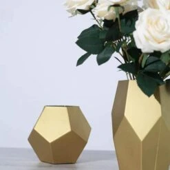 2 Pcs Glass Geometric Flower Vases Candle Holders Set 38 2 Pcs Glass Geometric Flower Vases Candle Holders Set -Optimal Home Decoration 2 pcs glass geometric flower vases candle holders set 28968368865343