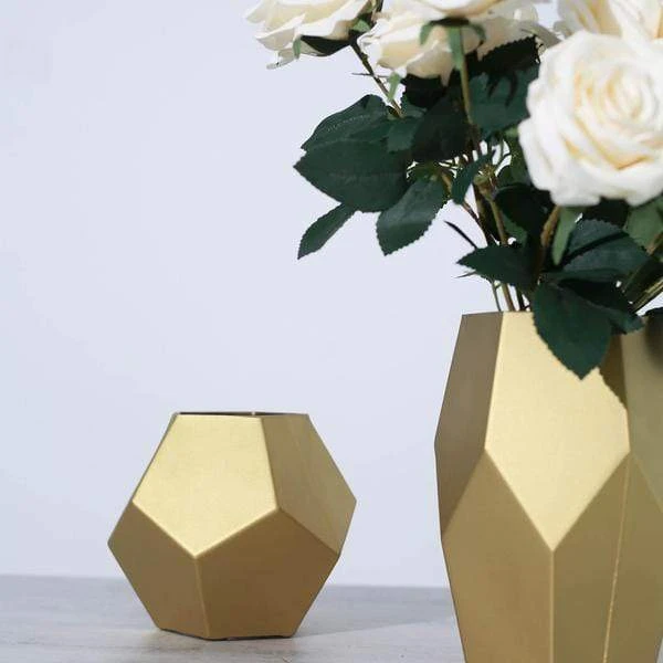 2 Pcs Glass Geometric Flower Vases Candle Holders Set 19 2 Pcs Glass Geometric Flower Vases Candle Holders Set - Image 17