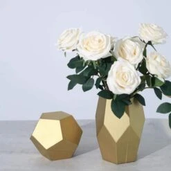 2 Pcs Glass Geometric Flower Vases Candle Holders Set 39 2 Pcs Glass Geometric Flower Vases Candle Holders Set -Optimal Home Decoration 2 pcs glass geometric flower vases candle holders set 28973993656383