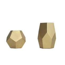 2 Pcs Glass Geometric Flower Vases Candle Holders Set 31 2 Pcs Glass Geometric Flower Vases Candle Holders Set -Optimal Home Decoration 2 pcs glass geometric flower vases candle holders set vase a54 set gold 28968368635967