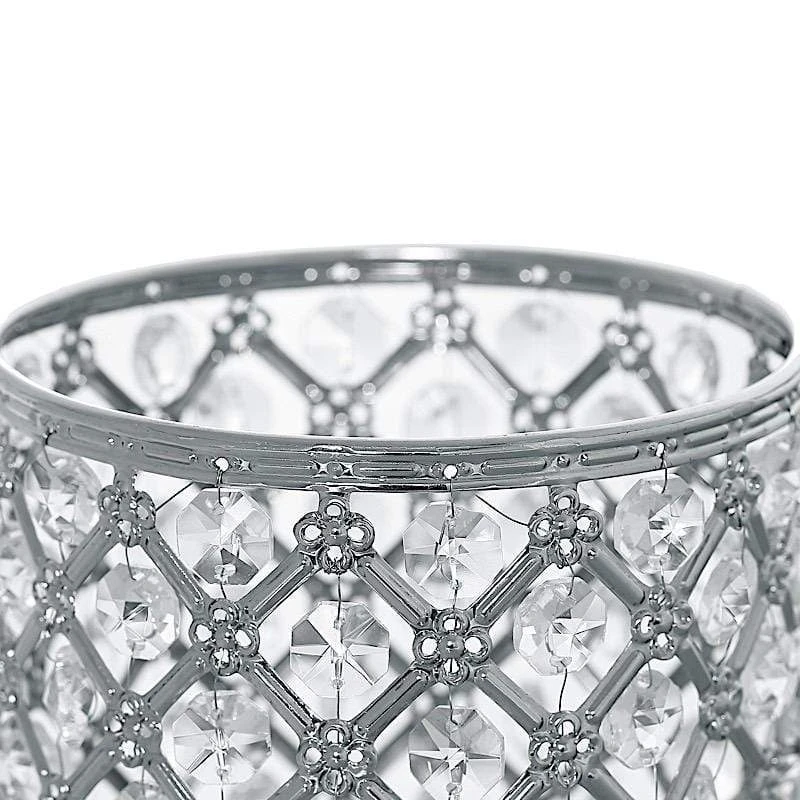 2 Pcs Metallic Candle Holders Wedding Centerpieces 7 2 Pcs Metallic Candle Holders Wedding Centerpieces - Image 5