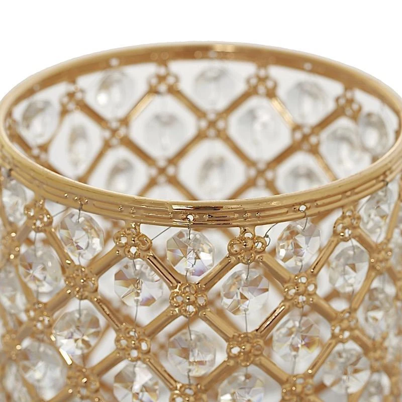 2 Pcs Metallic Candle Holders Wedding Centerpieces 14 2 Pcs Metallic Candle Holders Wedding Centerpieces - Image 12