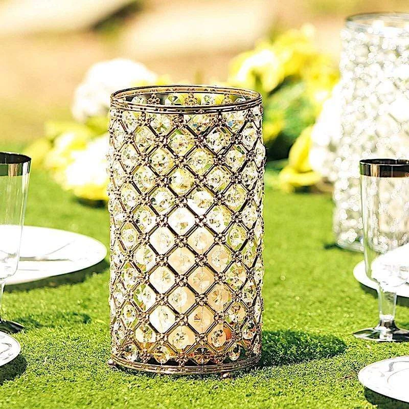 2 Pcs Metallic Candle Holders Wedding Centerpieces 17 2 Pcs Metallic Candle Holders Wedding Centerpieces - Image 15