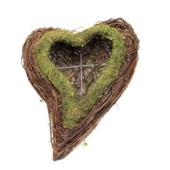 2 Pcs Natural Moss Hearts Planter Boxes - Green And Brown 13 2 Pcs Natural Moss Hearts Planter Boxes - Green And Brown -Optimal Home Decoration 2 pcs natural moss hearts planter boxes green and brown moss plnt 014 grn 5148737175615
