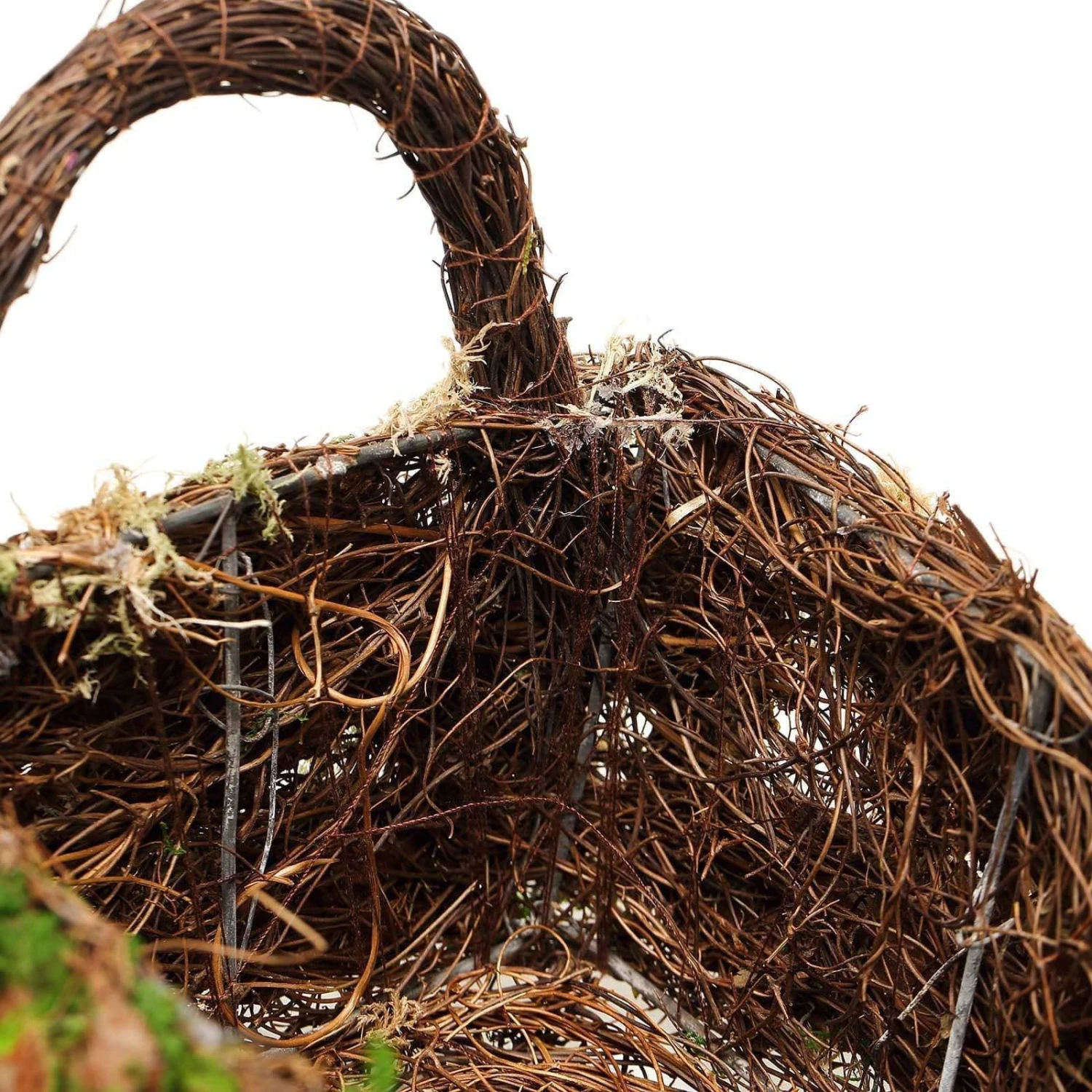 2 Pcs Natural Moss Rectangular Planter Boxes With Handles - Green With Chocolate Brown 6 2 Pcs Natural Moss Rectangular Planter Boxes With Handles - Green With Chocolate Brown - Image 4