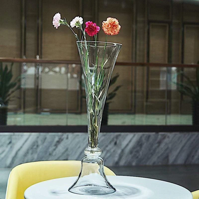 2 Pcs Reversible Trumpet Glass Vases 17 2 Pcs Reversible Trumpet Glass Vases - Image 15