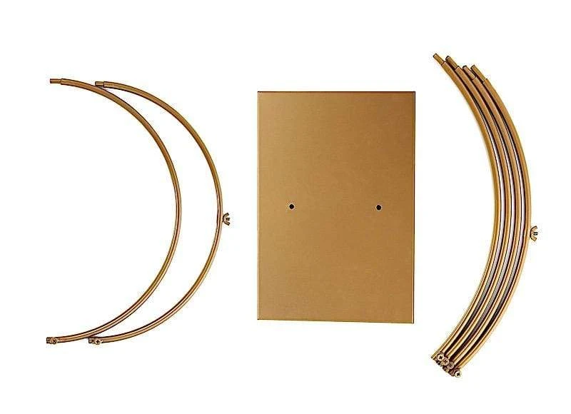 2 Round Metal Floral Hoops Standing Wreath Rings Set - Gold 11 2 Round Metal Floral Hoops Standing Wreath Rings Set - Gold - Image 9