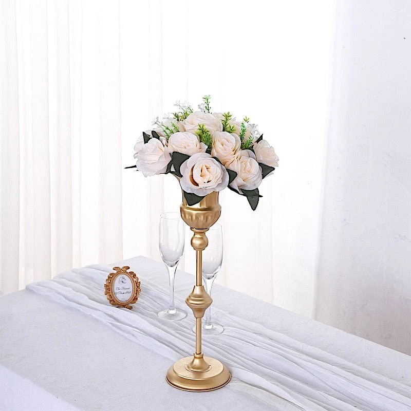 2 Bouquets 10" Silk Roses Artificial Flower Balls 11 2 Bouquets 10" Silk Roses Artificial Flower Balls - Image 9