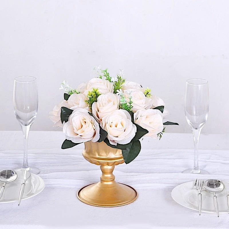 2 Bouquets 10" Silk Roses Artificial Flower Balls 10 2 Bouquets 10" Silk Roses Artificial Flower Balls - Image 8