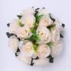 2 Bouquets 10" Silk Roses Artificial Flower Balls