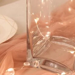 2 Square Tall Cylinder Glass Flower Vases Centerpieces - Clear -Optimal Home Decoration 2 square tall cylinder glass flower vases centerpieces clear 30479565258815