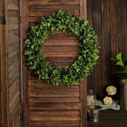 2 Wreaths 21" Artificial Leaves Candle Rings 33 2 Wreaths 21" Artificial Leaves Candle Rings -Optimal Home Decoration 2 wreaths 21 artificial leaves candle rings 29336488706111