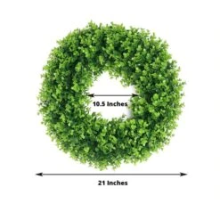 2 Wreaths 21" Artificial Leaves Candle Rings 40 2 Wreaths 21" Artificial Leaves Candle Rings -Optimal Home Decoration 2 wreaths 21 artificial leaves candle rings 29336497979455