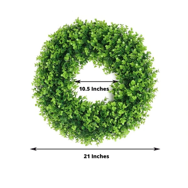 2 Wreaths 21" Artificial Leaves Candle Rings 21 2 Wreaths 21" Artificial Leaves Candle Rings - Image 19