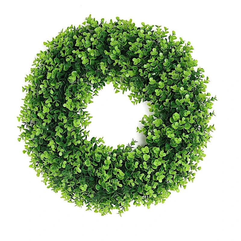 2 Wreaths 21" Artificial Leaves Candle Rings 20 2 Wreaths 21" Artificial Leaves Candle Rings - Image 18