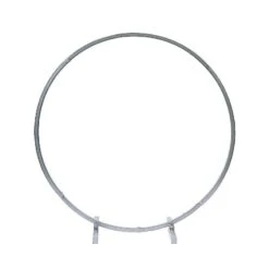 20" Round Metal Floral Hoop Standing Wreath Centerpiece Ring