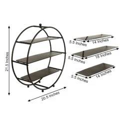 21" Tall Round Metal Wheel Cupcake Holders Display Stand -Optimal Home Decoration 21 tall round metal wheel cupcake holders display stand 28933264638015