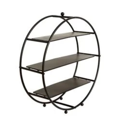 21" Tall Round Metal Wheel Cupcake Holders Display Stand -Optimal Home Decoration 21 tall round metal wheel cupcake holders display stand cake stnd r01 22 blk 28929385037887