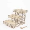 22" Rectangular 3 Tier Laser Cut Wood Cupcake Dessert Stand - Natural 1 22" Rectangular 3 Tier Laser Cut Wood Cupcake Dessert Stand - Natural -Optimal Home Decoration 22 rectangular 3 tier laser cut wood cupcake dessert stand natural cake wod012 nat 30729729081407