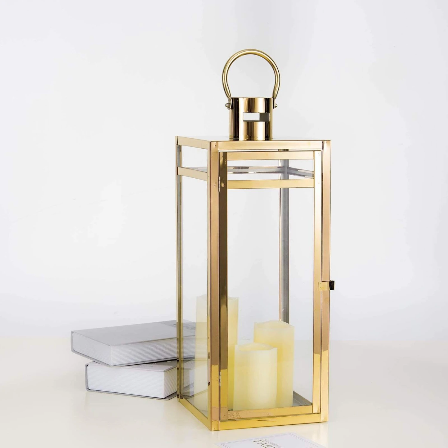 22" Tall Metal Lantern Candle Holder 12 22" Tall Metal Lantern Candle Holder - Image 10