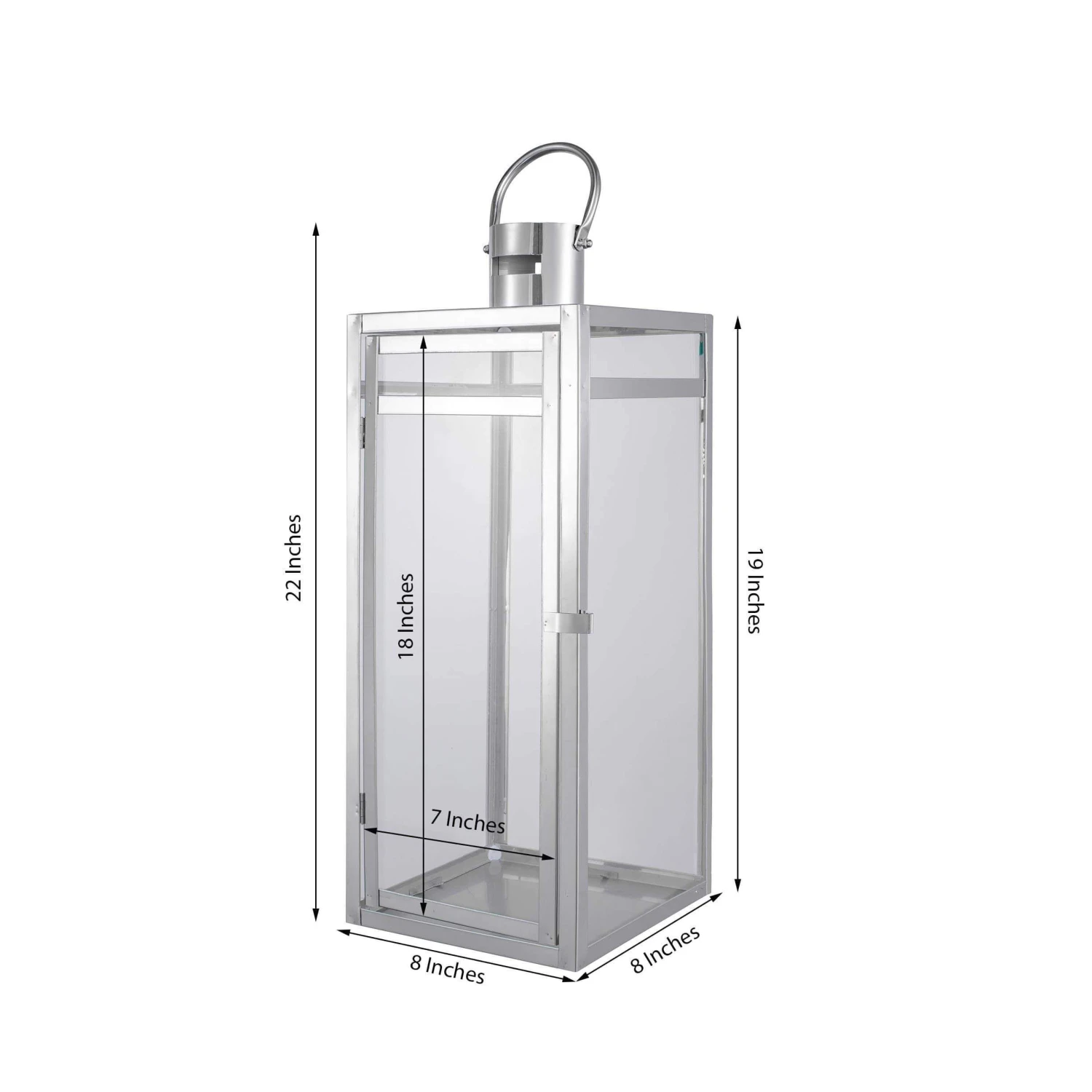 22" Tall Metal Lantern Candle Holder 15 22" Tall Metal Lantern Candle Holder - Image 13