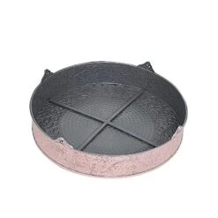 22" Wide Round Floral Embossed Wedding Cake Stand -Optimal Home Decoration 22 wide round floral embossed wedding cake stand 28929337360447