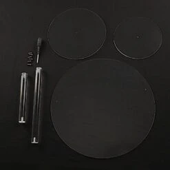 23" Spiral 3 Tier Round Plastic Cupcake Holder Dessert Display Stand - Clear 13 23" Spiral 3 Tier Round Plastic Cupcake Holder Dessert Display Stand - Clear -Optimal Home Decoration 23 spiral 3 tier round plastic cupcake holder dessert display stand clear cake plst r011 3 clr 30789455839295