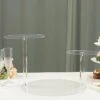 23" Spiral 3 Tier Round Plastic Cupcake Holder Dessert Display Stand - Clear -Optimal Home Decoration 23 spiral 3 tier round plastic cupcake holder dessert display stand clear cake plst r011 3 clr 30789456035903