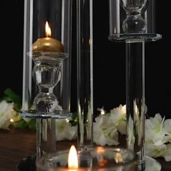 23" Tall 3 Arm Crystal Glass Round Candelabra Taper Candle Holder - Clear 25 23" Tall 3 Arm Crystal Glass Round Candelabra Taper Candle Holder - Clear -Optimal Home Decoration 23 tall 3 arm crystal glass round candelabra taper candle holder clear chdlr cand 030r 3 clr 30100215103551