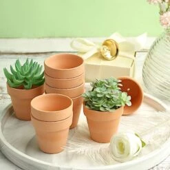 24 Mini Round 2.5" Ceramic Flower Plant Pots Succulent Planters - Terracotta 14 24 Mini Round 2.5" Ceramic Flower Plant Pots Succulent Planters - Terracotta -Optimal Home Decoration 24 mini round 2 5 ceramic flower plant pots succulent planters terracotta plnt cerm 001 s terc 29703910457407