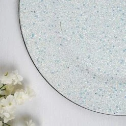 24 Pcs 13" Round Glitter Charger Plates -Optimal Home Decoration 24 pcs 13 round glitter charger plates 28992797114431